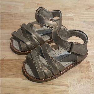 Elephantito Metallic Tan Kids Sandals